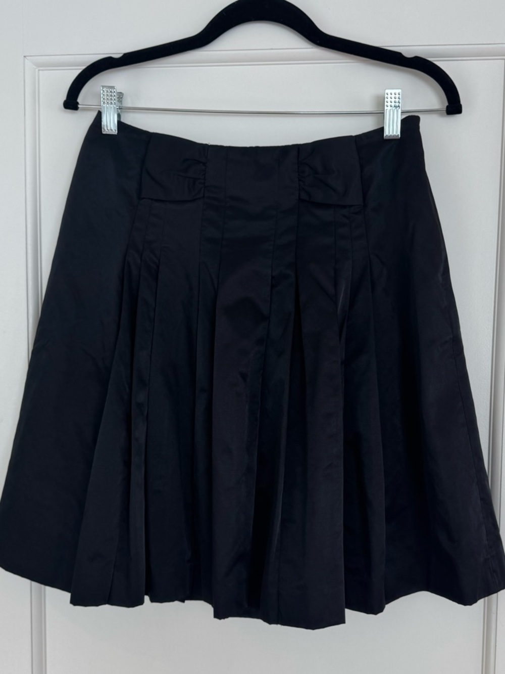 Mark & Spencer Limited Collection Black Partial Pleated  Skirt